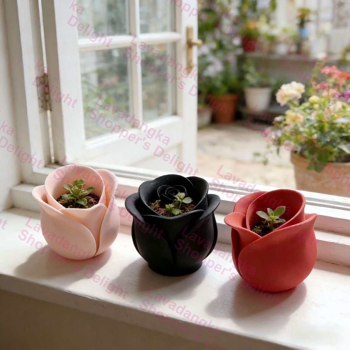 Velvet Rose Planters