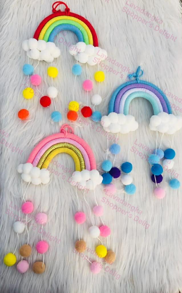 Rainbow Macrame Wall Hanging